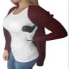 AC UNDERCOVER Women's Concealment Scoop Neck T-Shirt Holster (White, X-Large) view 3