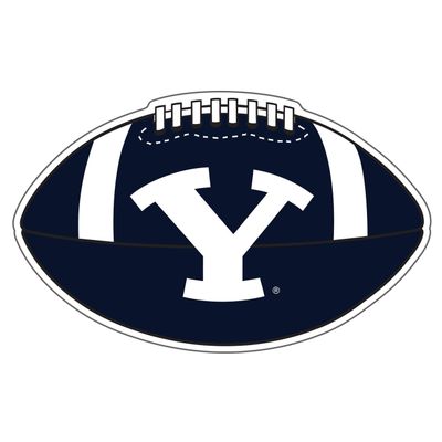 BYU Cougars Magnet (Y FOOTBALL MAGNET (8"), 8 in)