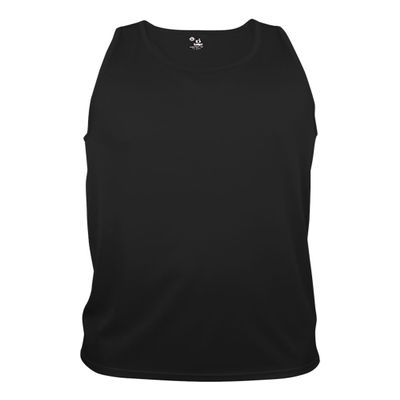 Badger Sport Black Adult XL Athletic Sleeveless Wicking Tank Top