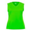 Badger Sport Lime Girls Medium Girls Sleeveless Wicking