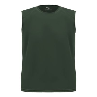Badger Sport Forest Adult 4X Sleeveless Wicking Tee