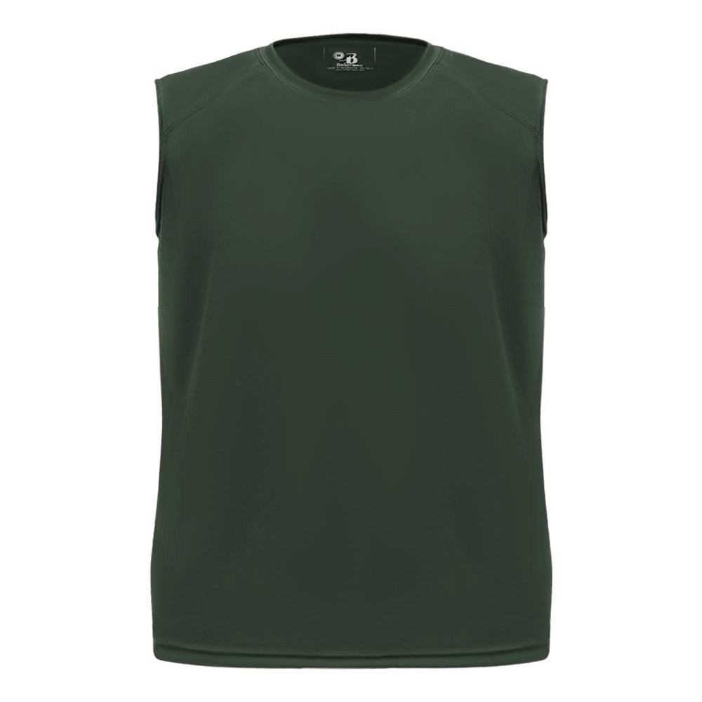 Badger Sport Forest Adult 4X Sleeveless Wicking Tee