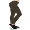 Kurve Womens Basic Seamless Leggings  Soft High Waist Stretch Solid Tights Pants Sports Athletic Workout Yoga view 1