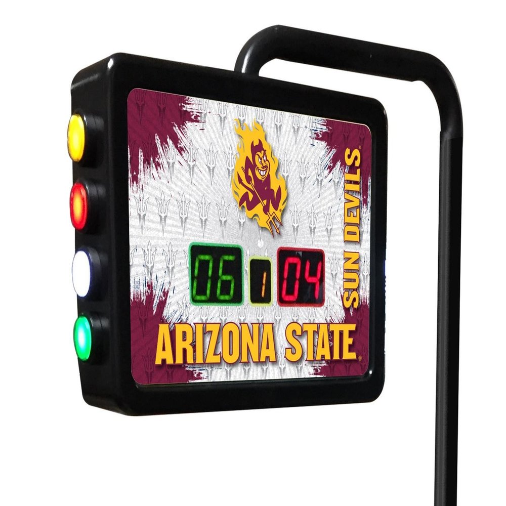 Holland Bar Stool Co. Arizona State Electronic Shuffleboard Scoring Unit - Officially Licensed with Sparky Logo