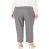 Alfred Dunner Womens Plus-Size Solid Medium Pant, Grey, 26 view 2