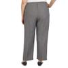 Alfred Dunner Womens Plus-Size Solid Medium Pant, Grey, 26 view 3