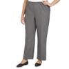 Alfred Dunner Womens Plus-Size Solid Medium Pant, Grey, 26 view 4