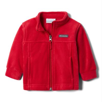 Columbia boys Steens Mt Ii Fleece Jacket, Mountain Red, 6-12 Months US