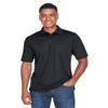 Ash City - Core 365 Men's Origin Performance Piqu Polo with Pocket L BLACK view 1