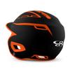 Boombah DEFCON Batting Helmet Sleek Profile Black/Orange - Size Junior 6 1/4" - 7" view 3