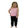 Monag Toddler Baby Rib Leggings, Black, 4y view 2