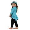 Monag Toddler Baby Rib Leggings, Black, 4y view 3