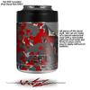 WraptorCamo Old School Camouflage Camo Red - Decal Style Skin Wrap fits Yeti Rambler Colster and RTIC Can (Cooler NOT Included) view 2