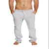 4-rth Ultra Flex Yoga Track Pant (Large, Grey w/White & Green) view 2
