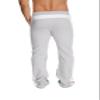 4-rth Ultra Flex Yoga Track Pant (Large, Grey w/White & Green) view 3