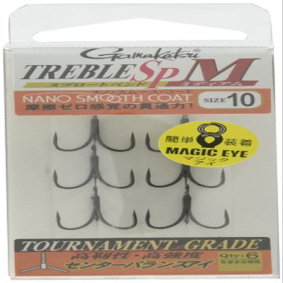 Gamakatsu Treble Hook, Rose, Treble SP-M (Nano Smooth Coat) #10