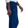 BARCO One Amplify Classic Fit Scrub Pant for Men  Indigo, 7-Pocket Pants w/ 360 Spandex Stretch, Moisture Wicking, Anti-Static and Quick-Shed  Medium, Short Fit view 2