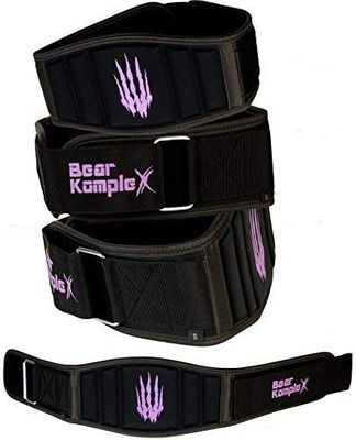 Bear KompleX Weight Lifting Belt for Men & Women - 6" Adjustable, Comfortable & Low Profile Heavy Duty Belt for Powerlifting, Cross Training, Squats & Deadlifts