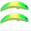 Brad's Super Bait Fishing Lure 2 Pack Lemon Lime TPSB08-2 view 1