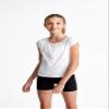 French Toast Girls' Little Stretch Kick Short, Black, 5 view 2