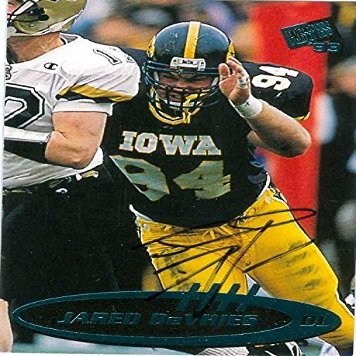 Sports Memorabilia Autograph Warehouse 32178 Jared Devries Autographed Football Card College, Iowa
