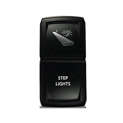 CH4X4 Rocker Switch V2 Step Lights Symbol - While Led