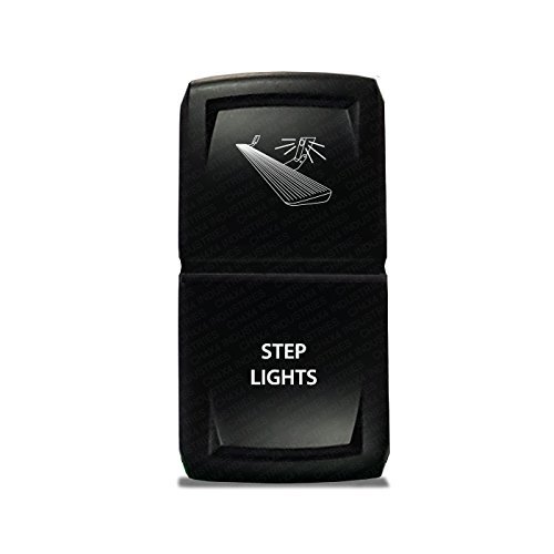CH4X4 Rocker Switch V2 Step Lights Symbol - While Led