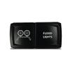 CH4X4 Rocker Switch V2 Flood Lights Symbol 3 - Horizontal - Blue Led view 1
