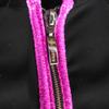 Dijkoo Sagester # 252 / Italy Hand-Made/Figure Skating Jacket/Sz: III Fuchsia Edges view 3