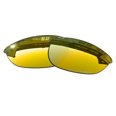 OOWLIT Replacement Lenses Compatible with Oakley Half Jacket 2.0 OO9144 62mm Sunglass 24K Polarized