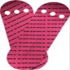 WOD&DONE Custom Hand Protection Athletic Grips for Pullups, Functional Fitness, Gymnastics (Fuchsia, 20pk) view 2