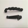 Matte Black Titanium Back Spacer and Pocket Clip set for Spyderco Tenacious folder knife C122GP C122GS C122GBBKP C122GPBBN C122GPGR view 2