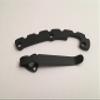 Matte Black Titanium Back Spacer and Pocket Clip set for Spyderco Tenacious folder knife C122GP C122GS C122GBBKP C122GPBBN C122GPGR view 3