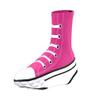 High Top Sneaker Pink Cycling Shoe Covers view 2