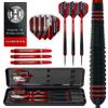 Harrows Ace Rubber Brass Steel Tip Darts Set 20g, 22g, 24g & 26g - Includes Supergrip Shafts, Micron Marathon Flights & Convenient Travel Case 22g view 3