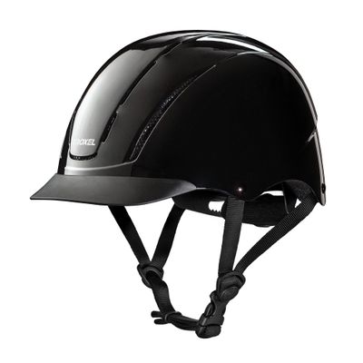 Troxel Spirit Full Coverage Horse Riding Helmet, Low-Profile Adjustable Design, Safety Horseback Riding Gear, Medium (7 - 7-3/8), Black