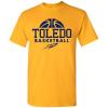 UGP Campus Apparel Toledo Rockets Basketball Hype Mens T-Shirt - Small - Gold view 1