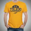 UGP Campus Apparel Toledo Rockets Basketball Hype Mens T-Shirt - Small - Gold view 4