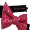 EmilyRose Couture Men's Special Prints Bow Ties (Group 2 of 2) (Adult-12 year olds or older, Pink Arabesque) view 2