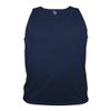 Badger Sport Navy Tank (Youth Large Athletic Sleeveless Wicking Tank Top view 1