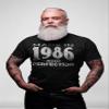 40th Birthday Gift Shirt for Men - Made in 1986 Aged to Perfection - Royal-4X view 2