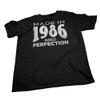 40th Birthday Gift Shirt for Men - Made in 1986 Aged to Perfection - Royal-4X view 4
