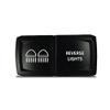 CH4X4 Rocker Switch V2 Reverse Lights Symbol 5 - Horizontal - Amber Led view 1