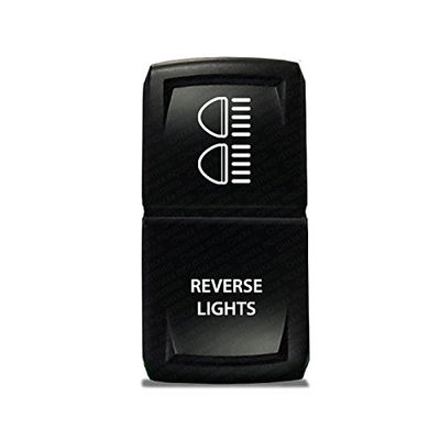 CH4X4 Rocker Switch V2 Reverse Lights Symbol 4 - Amber Led
