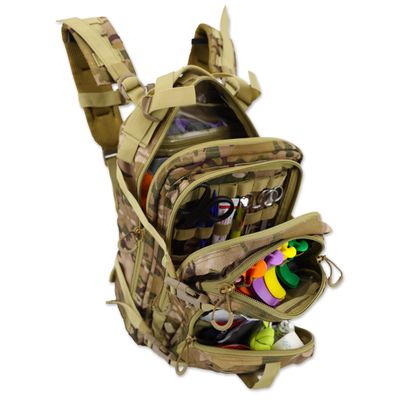 Lightning X Stocked EMS/EMT Trauma & Bleeding First Aid Responder Medical Backpack + Kit - Camo