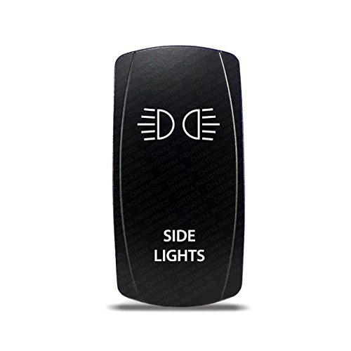 CH4X4 Rocker Switch Side Lights Symbol 1 - Red Led