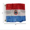AES 12x18 12"x18" Country of Paraguay Boat Motorcycle Flag Brass Grommets view 4