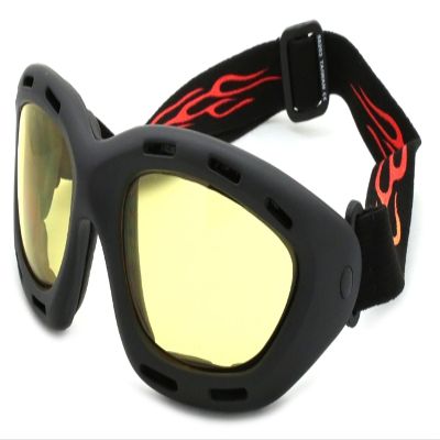 Edge I-Wear Protective Sports Goggles with Adjustable Strap and UV 400 Lens 55203MT/MIX-2(M.BLK-ND)