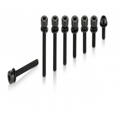 XLC Unisex - Adult Screw Bolt 2500373006 Screw Bolt Set, Black, One Size
