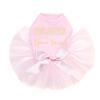 Bling on The New Year- Bling Rhinestone New Year Dog Tutu Dress, S Pink view 1